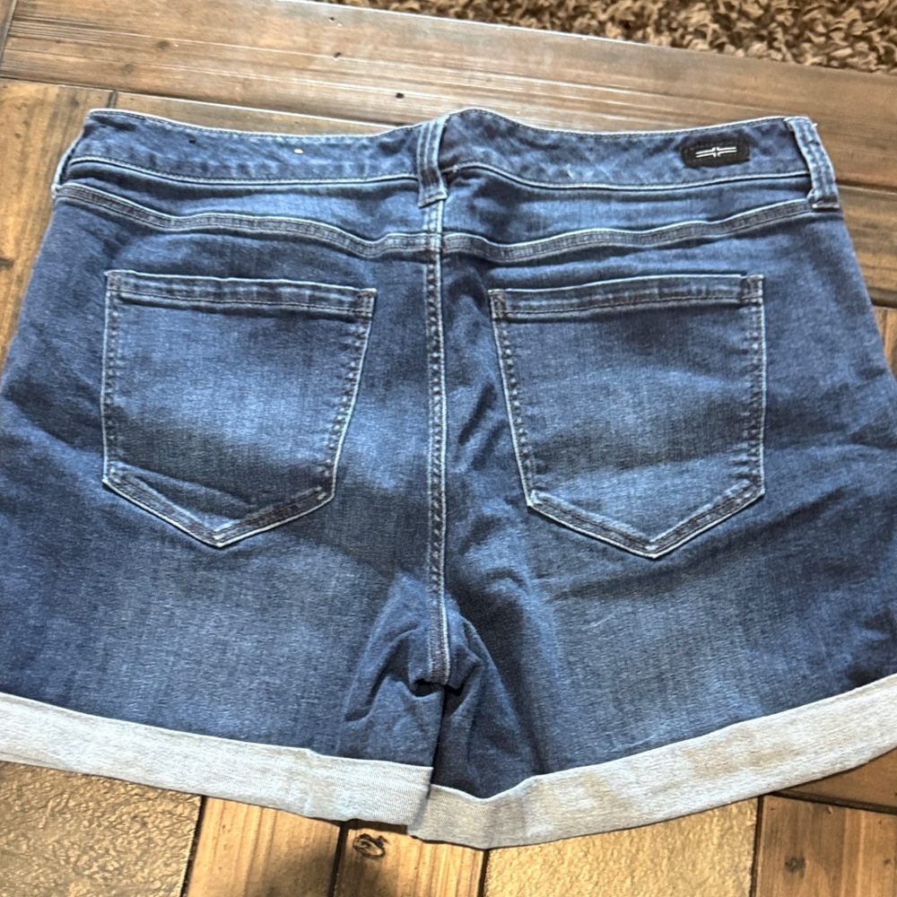 Liverpool Dark Blue Jean Shorts - Picture 3 of 3